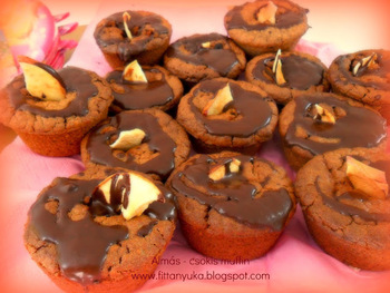 Csokis - Almás Muffin zabpehellyel