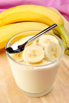 Banános szójajoghurt