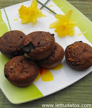 Rebarbarás-csokis muffin