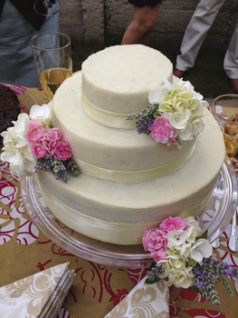 Esküvői torta "nyers" /Raw  wedding cake