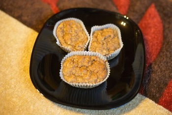 Diós-banános muffin
