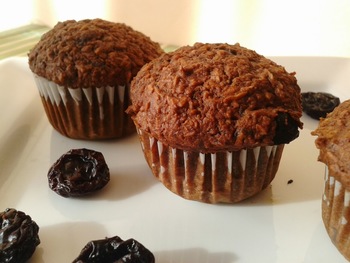 Csokis-kókuszos muffin