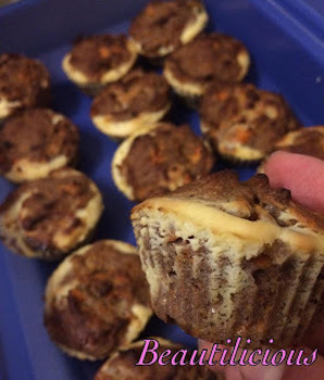 fahájas sajtkrémes muffin