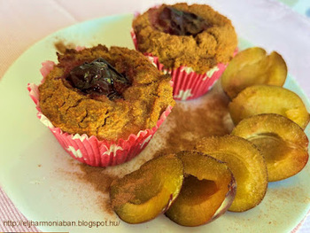 Glutnmentes szilvs quinoa muffin