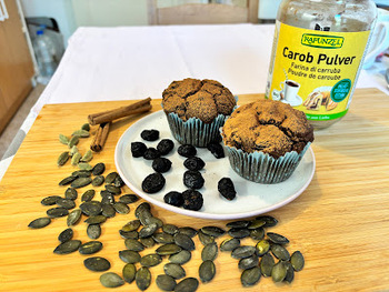 Glutnmentes karobos muffin