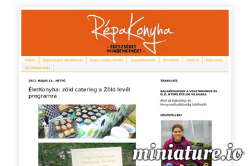 ÉletKonyha: zöld catering a Zöld levél programra