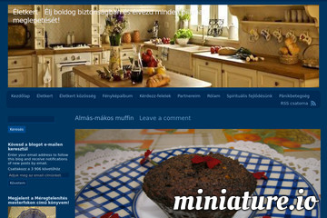Almás-mákos muffin