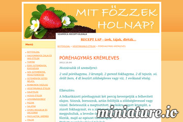 PÓRÉHAGYMÁS KRÉMLEVES
