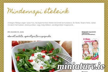 Ismét saláta: spenót-pritaminpaprika