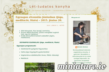 Egynapos elvonulás júniusban (jóga, meditáció, főzés) - 2015. június 20