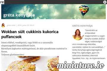 Wokban sült cukkinis kukorica puffancsok