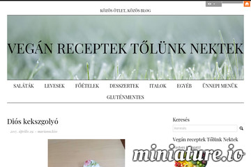 Diós kekszgolyó